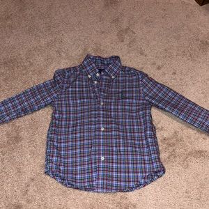 Ralph Lauren button down plaid shirt